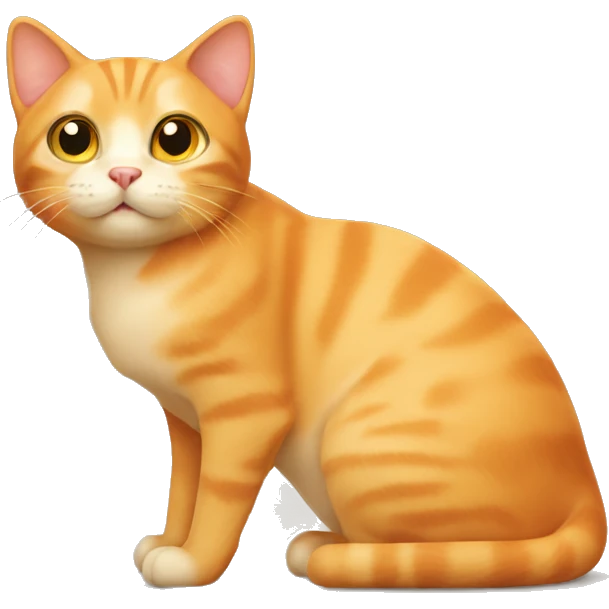 very light orange cat emoji