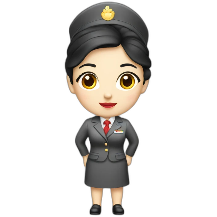 Asiana Airline's stewardess emoji