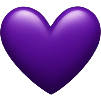 Dark Purple Heart emoji