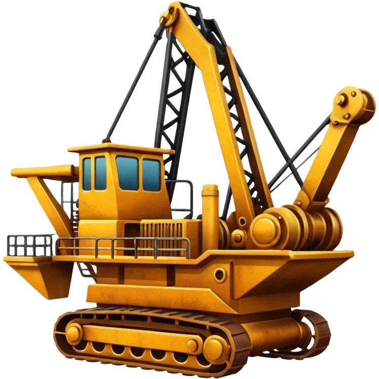 gold mining dredge emoji