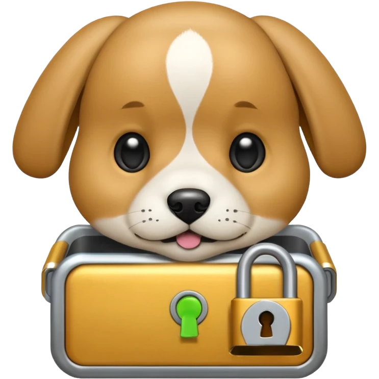 Data, puppy face lock, server emoji