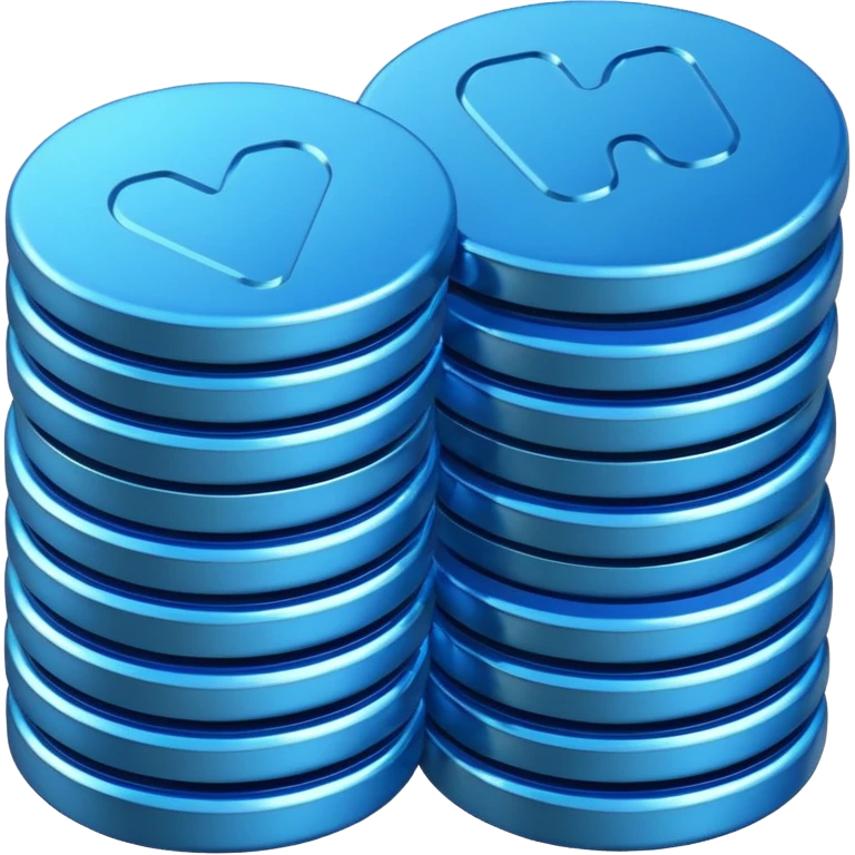 blue coins credit pack emoji
