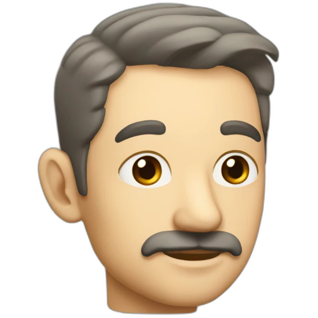 Pan pokazujący na prawo palcem wskazującym  emoji