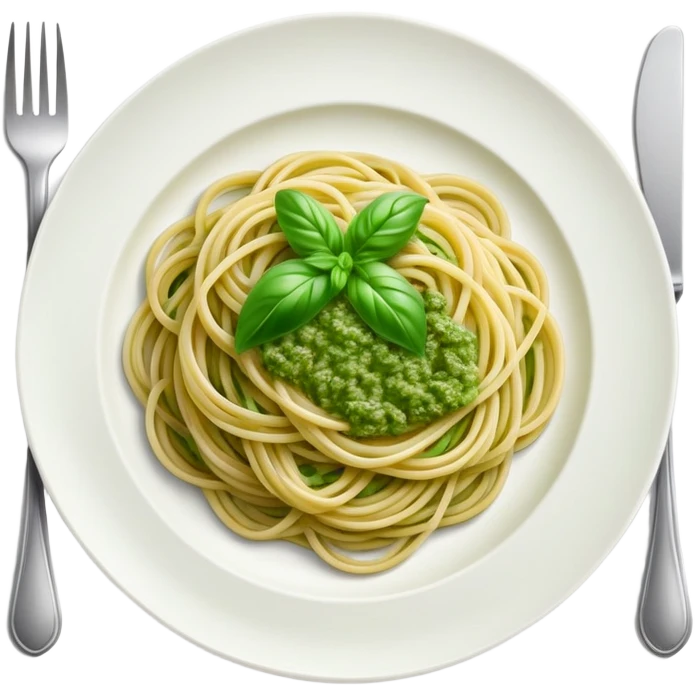 spaghetti pesto emoji