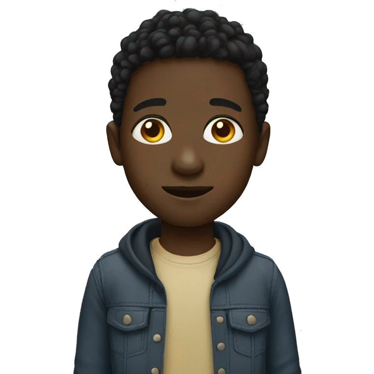 black boy emoji