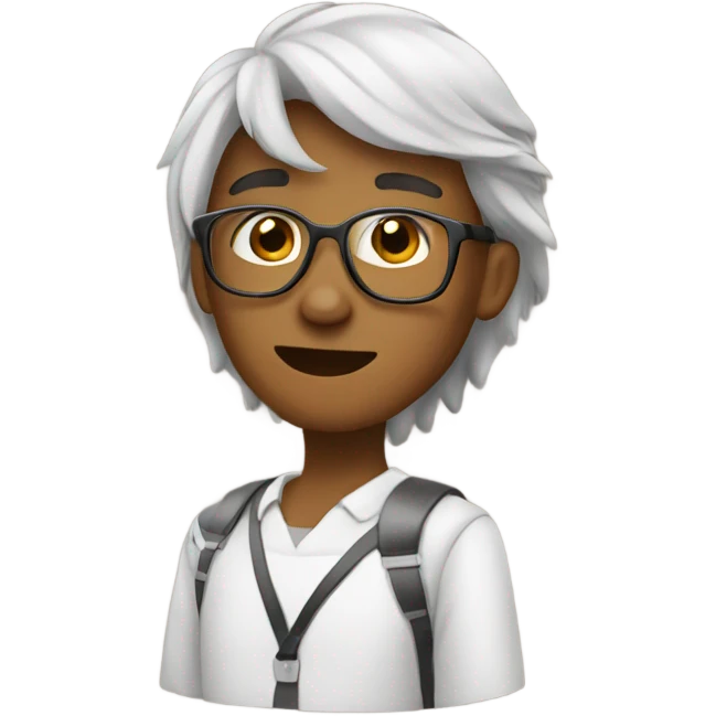 An aesthetic student  emoji
