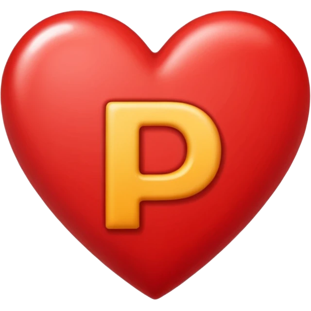 emoji herz mit buchstabe P drin emoji