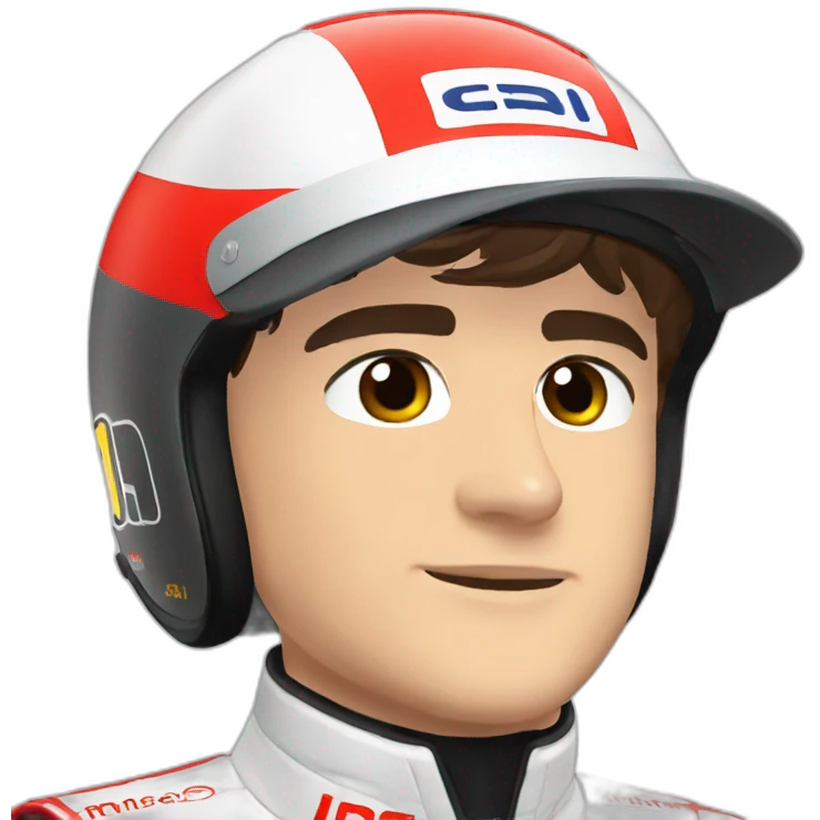 Charles Leclerc casque emoji