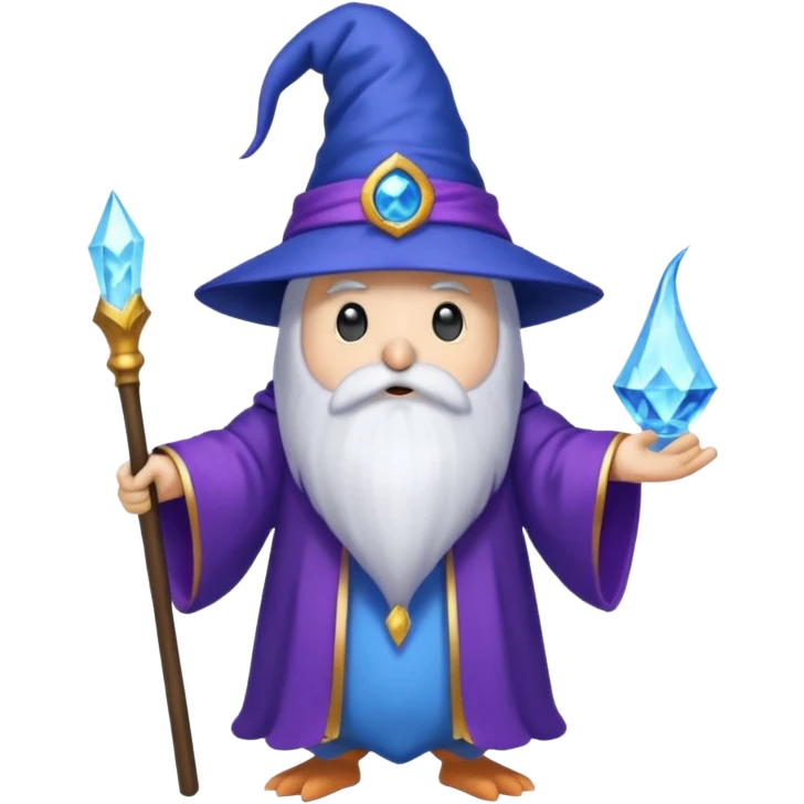 Penguin Wizard emoji