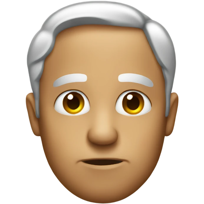 Judging face emoji