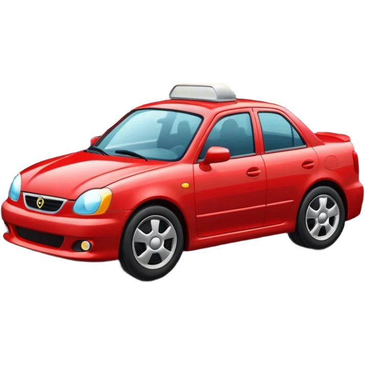 Car on the road emoji