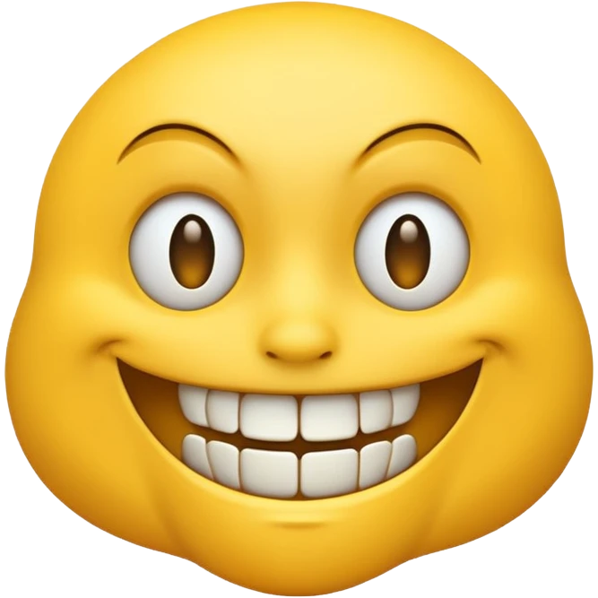 Scary smile emoji  emoji