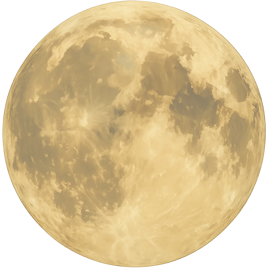 realistic ghibli style moon emoji