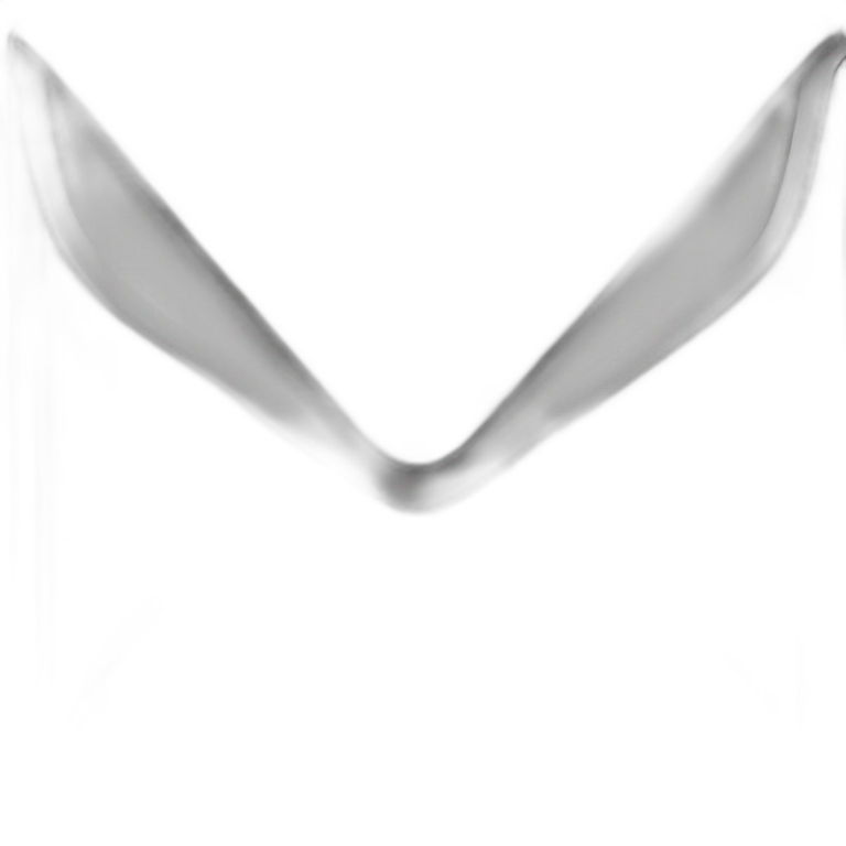 email black and white emoji