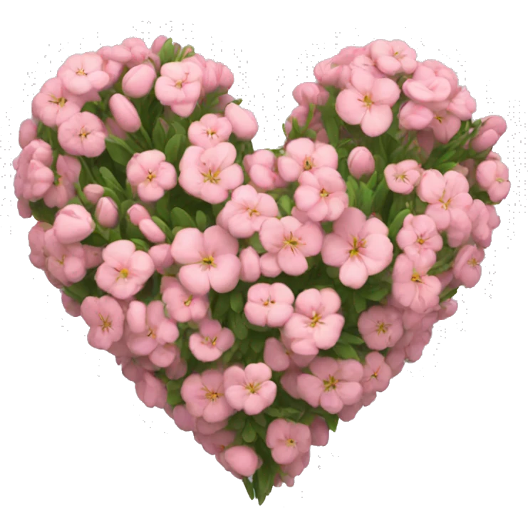 Flower heart emoji