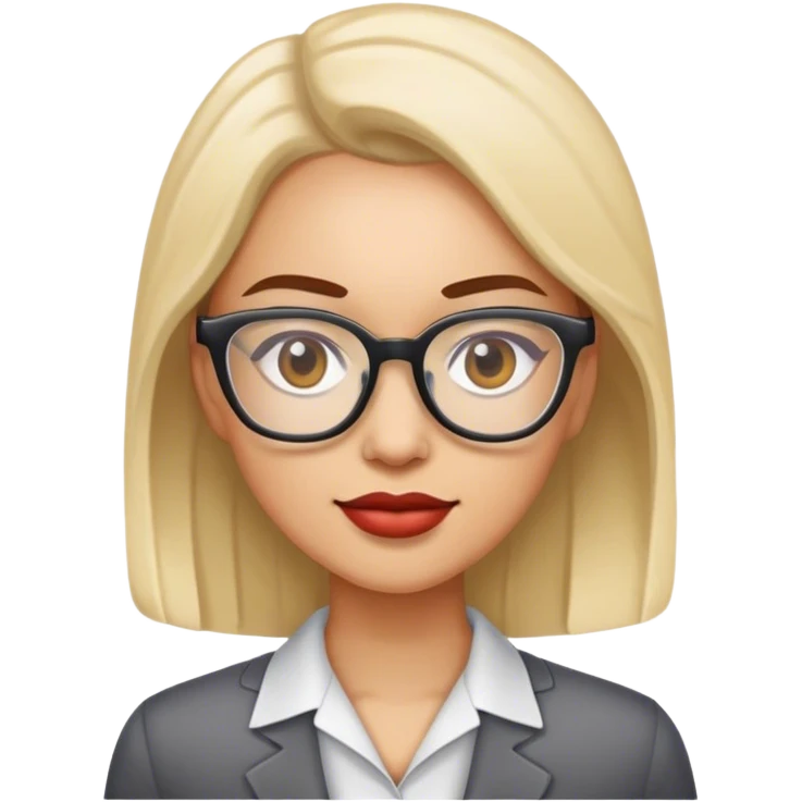create a girl who works as hr in big company  emoji
