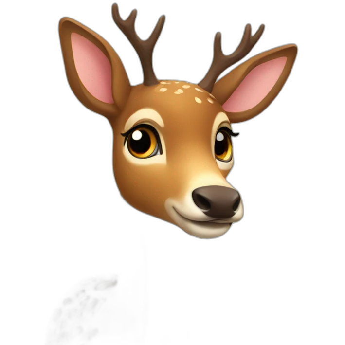 deer in love emoji