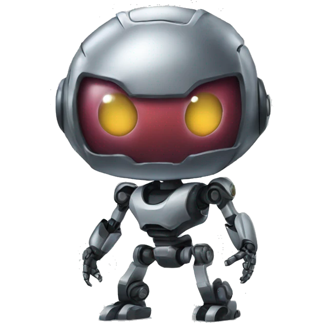 robot that looks like siderman emoji