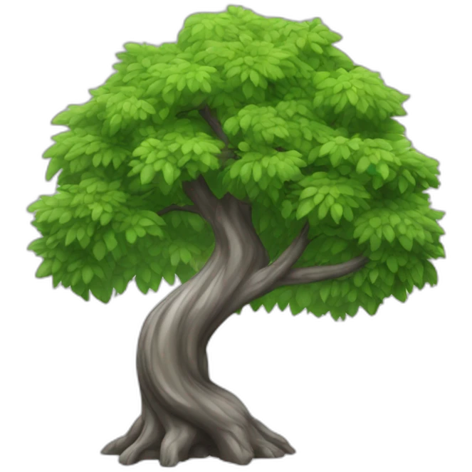 plata cayendo de un arbol emoji