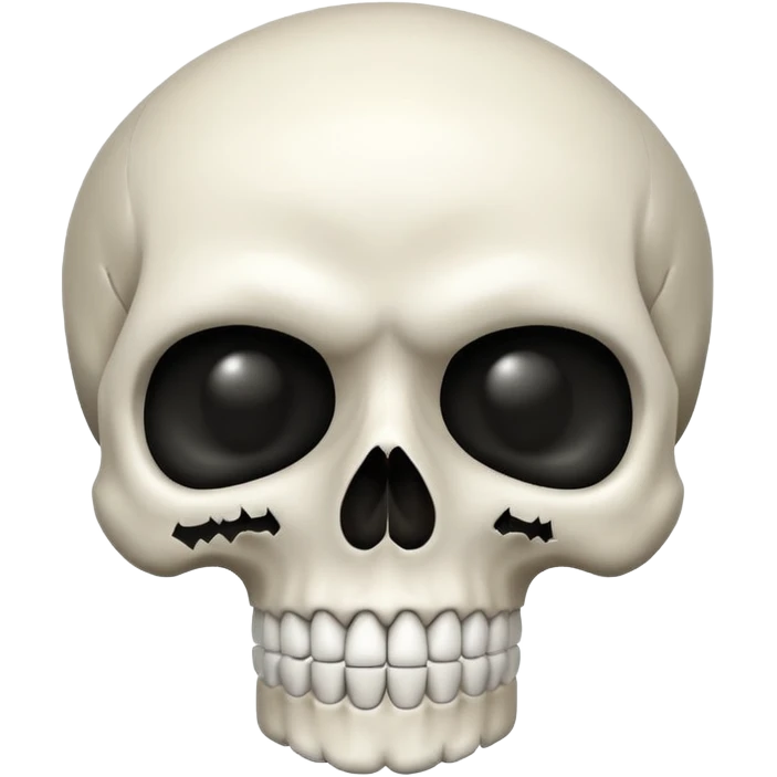 Un crâne qui dit des mot interdit emoji