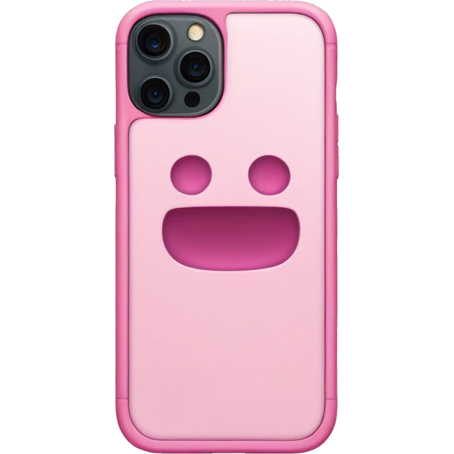 Pink iphone 12 pro max emoji