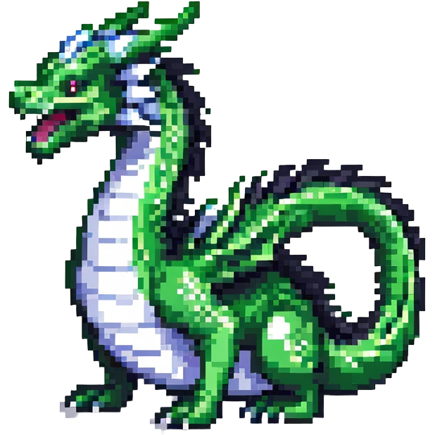 Dragon Haku from Spirited Away emoji