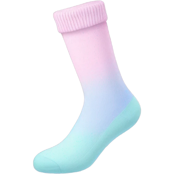 Pastel socks emoji