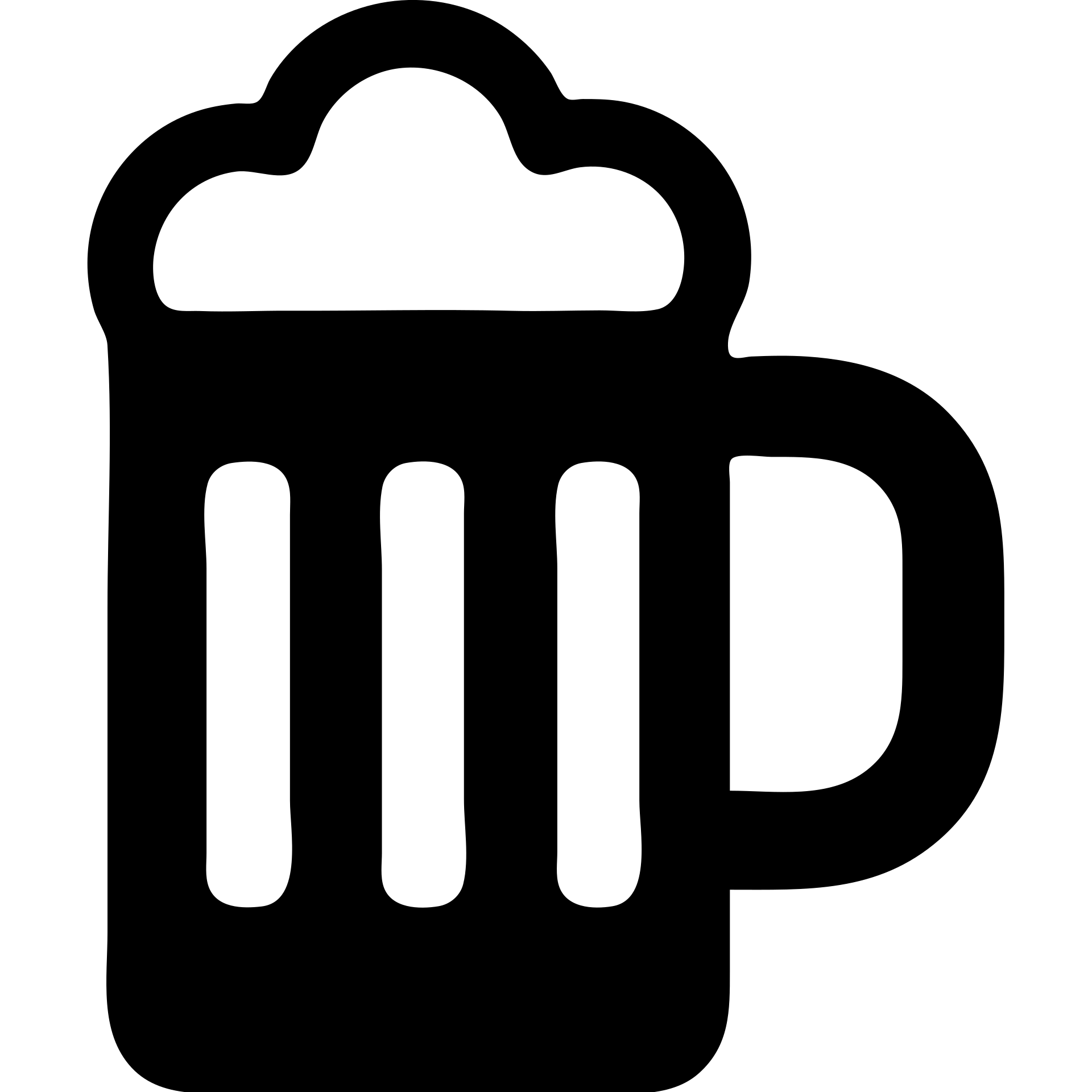 beer mug bold lines icon emoji