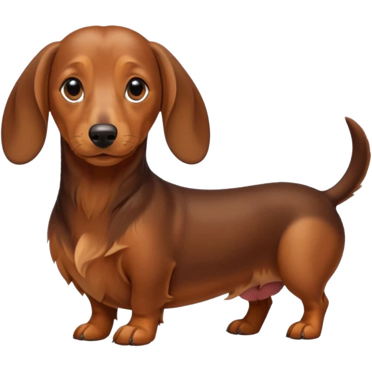 Perro salchicha emoji