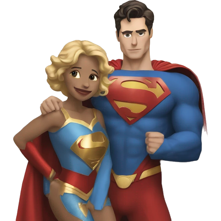 Homelander qui se bat avec superman emoji