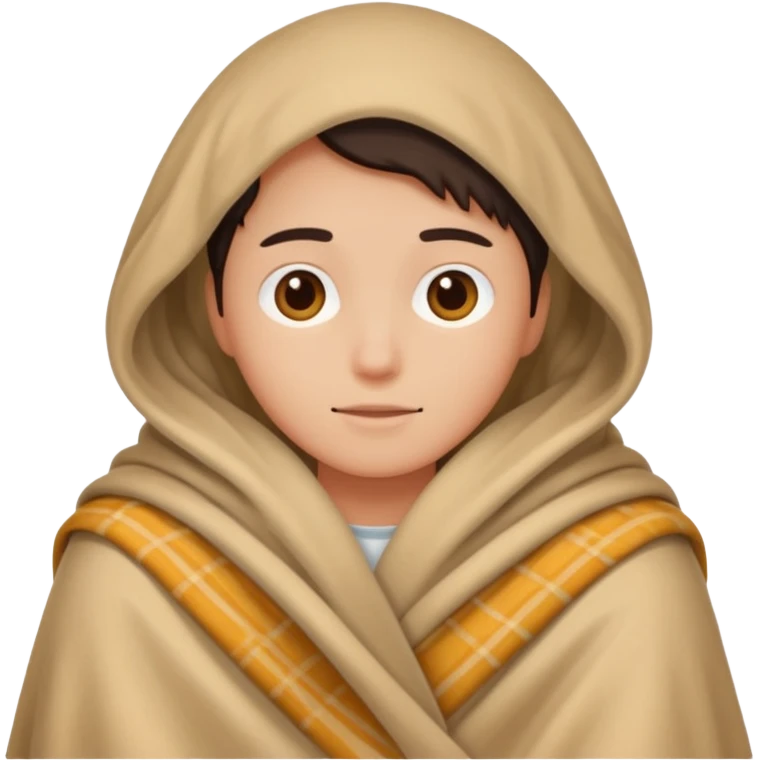 Someone under the blanket emoji