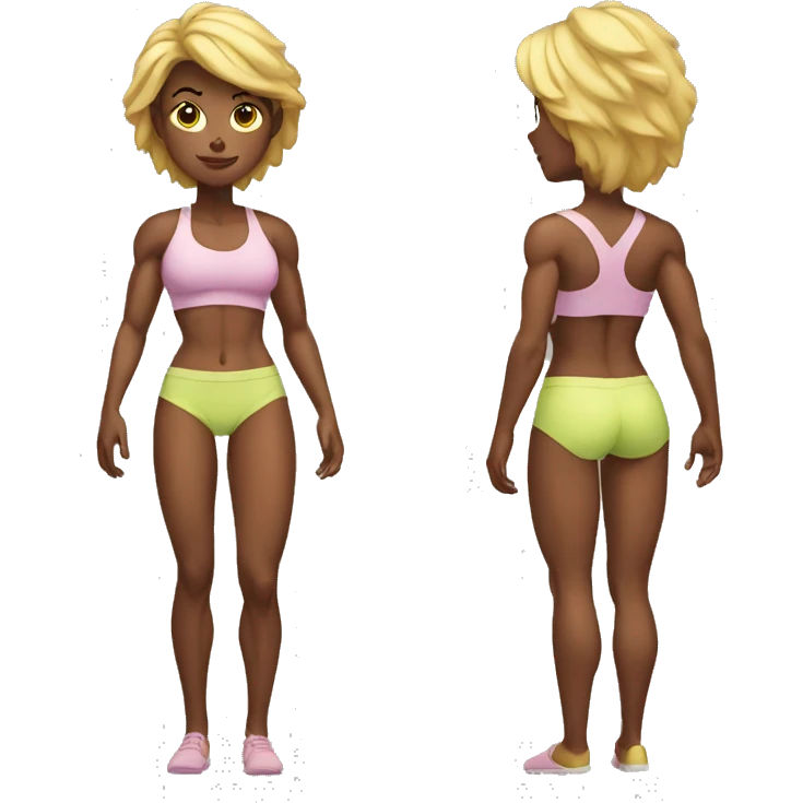 Muscular woman emoji