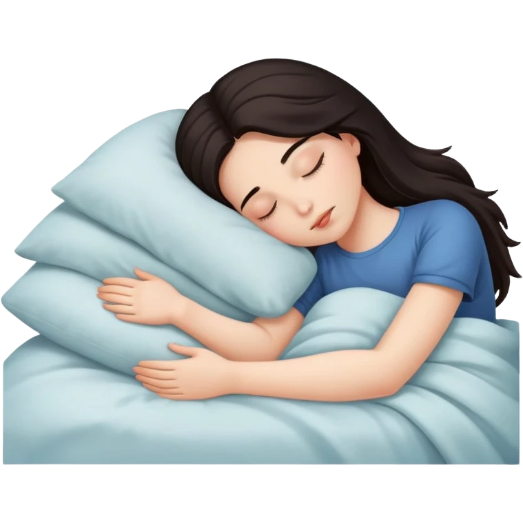 Chica dormida  emoji
