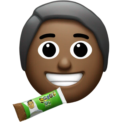 Man holding a snus emoji