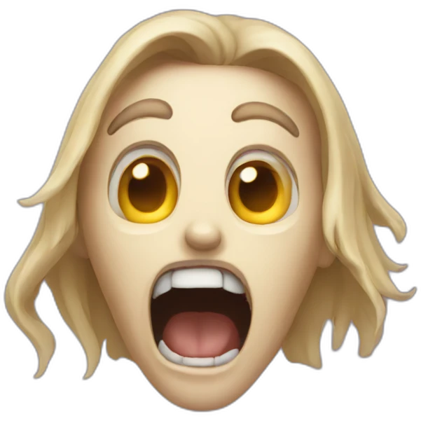 Scream emoji