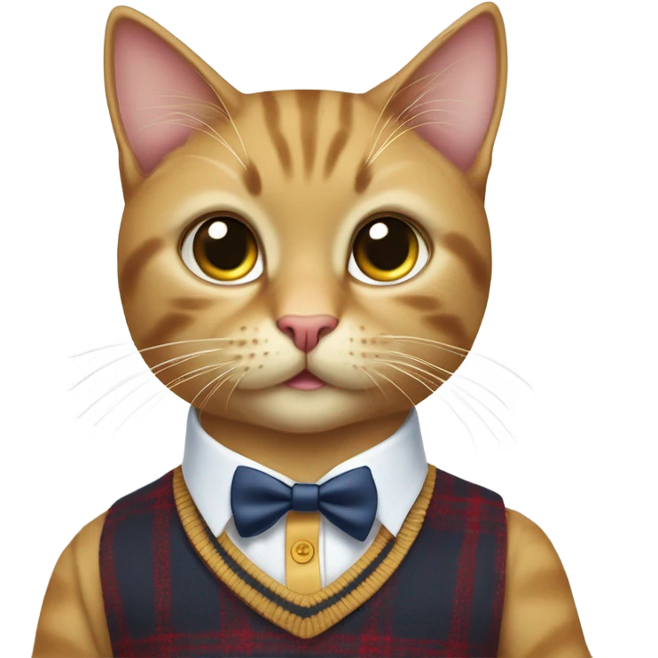 preppy cat emoji