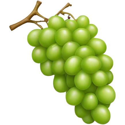 Green grapes emoji