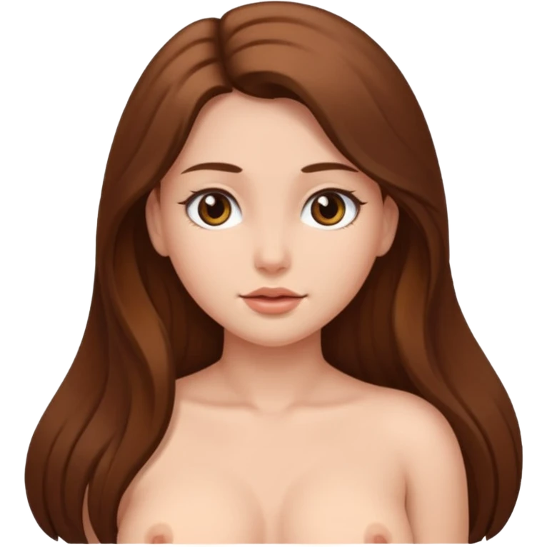 A girl with massive tits naked emoji