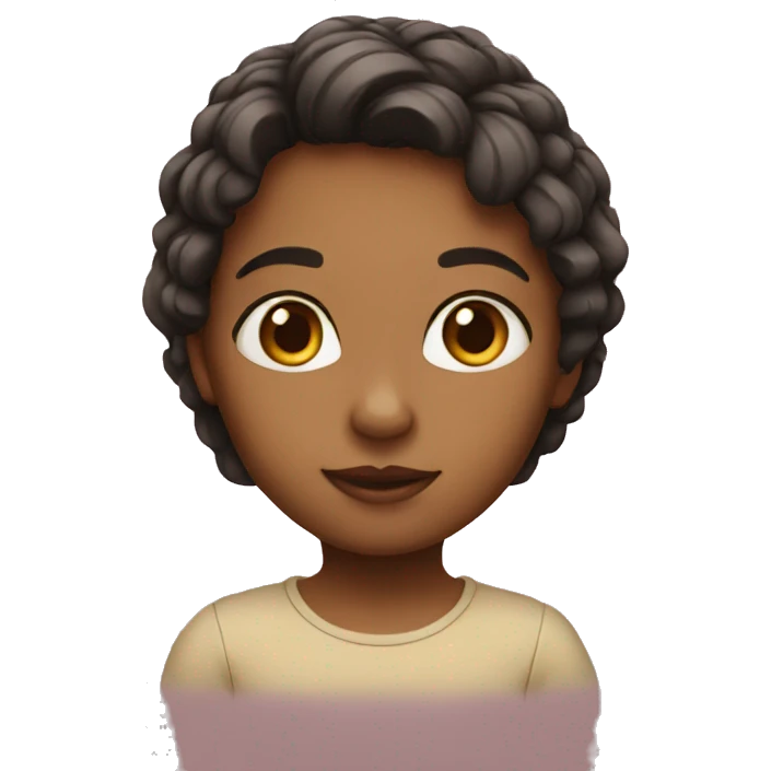 a short girl emoji