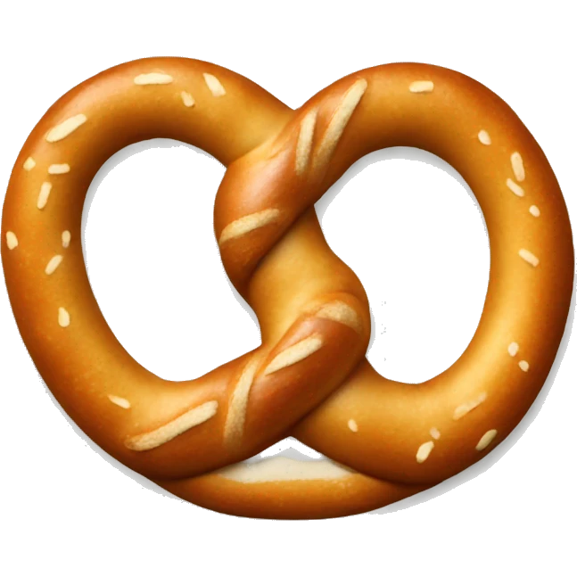 pretzel made of logic emoji