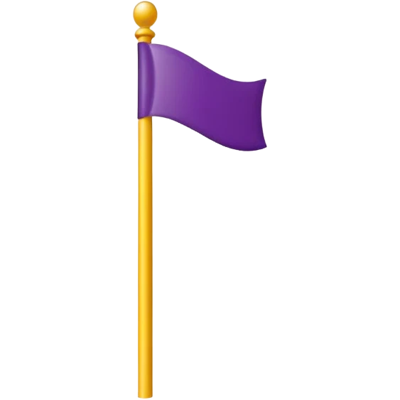 bandera tricolor vertical roja amarilla morada emoji