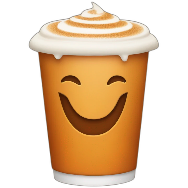 pumpkin spice latte emoji