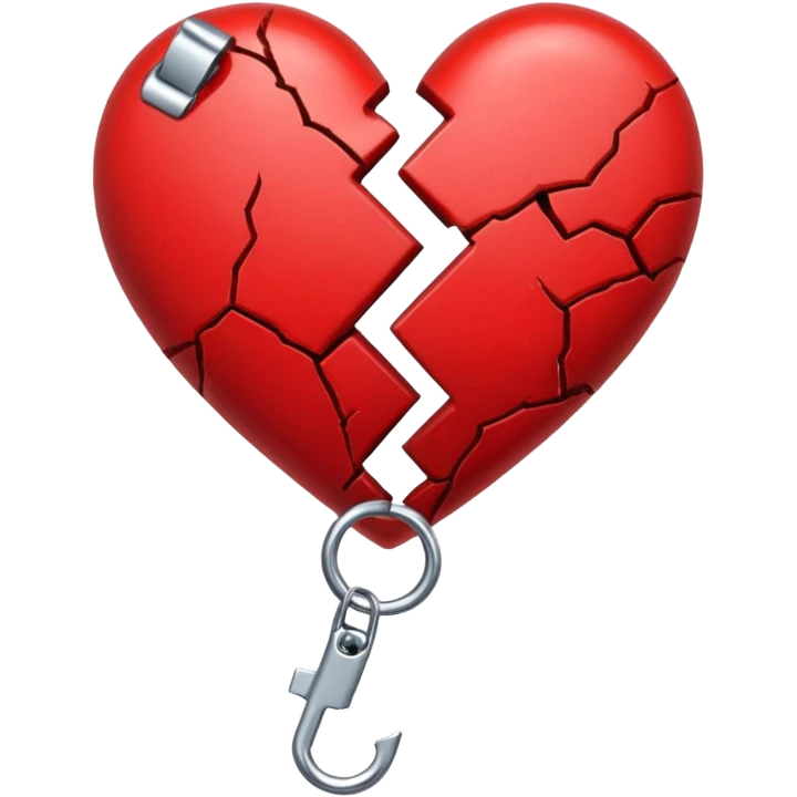 broken heart sticked together with a clip emoji