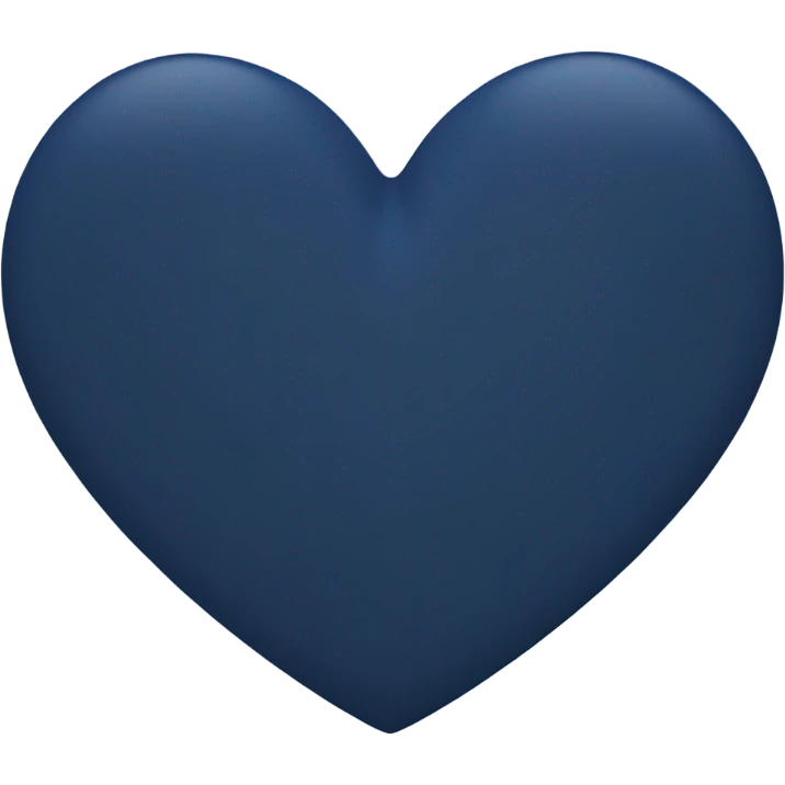 dark blue heart emoji