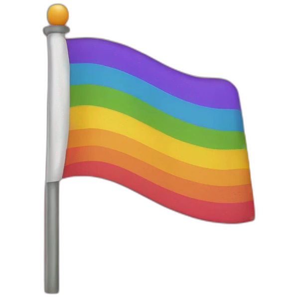 Gay flag emoji