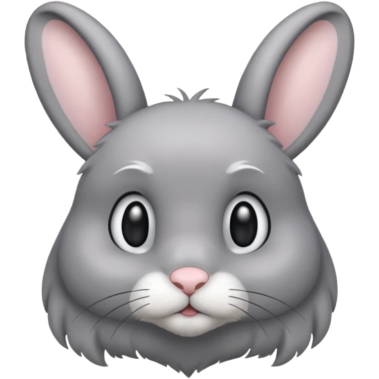 Grey bunny  emoji