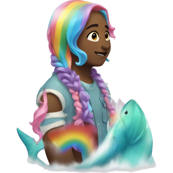 🌈🌊🐬 emoji