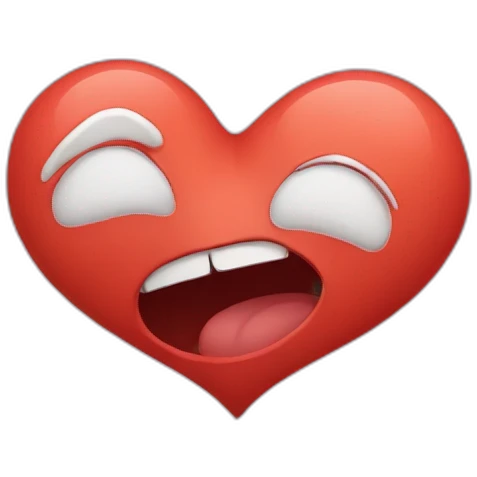 heart with muscle emoji