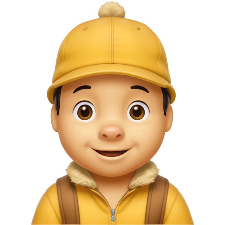 winnie the Pooh with cap  emoji