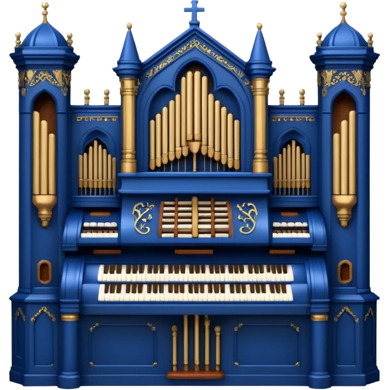 dark blue pipe organ emoji